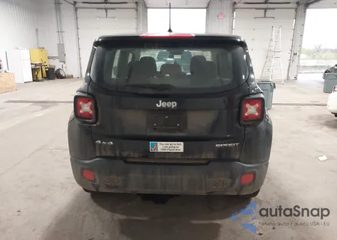 2015 Jeep Renegade Sport from USA, damaged, VIN ZACCJBAT7FPC03923